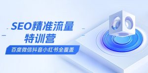 SEO精准流量特训营，百度微信抖音小红书全覆盖，带你搞懂搜索优化核心技巧-精品虚拟资源库