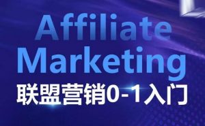 ​​​​​​Affiliate Marketing联盟营销0-1入门，联盟营销基本逻辑 联盟平台逻辑及联盟客逻辑全面详解-精品虚拟资源库