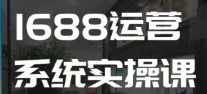 1688高阶运营系统实操课,快速掌握1688店铺运营的核心玩法-精品虚拟资源库