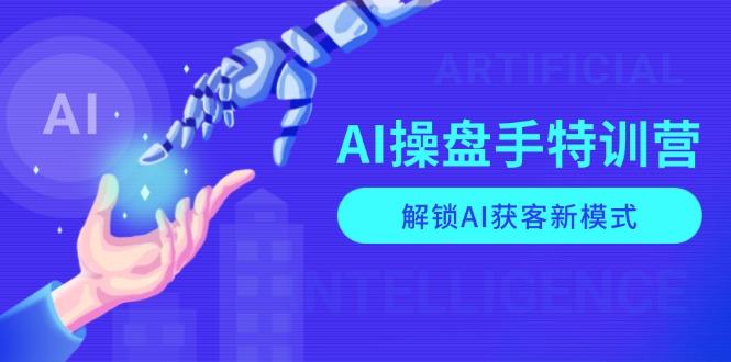 AI-操盘手特训营，解锁AI获客新模式，全面掌握AI商业应用与提示词技巧-精品虚拟资源库