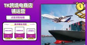 2025TK跨境电商选品趋势0到1店铺搭建最全实操讲解，轻松在家把货卖出国-精品虚拟资源库