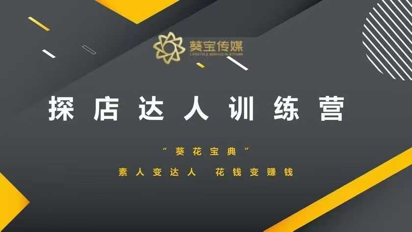 探店达人训练营，素人变达人，花钱变赚钱-精品虚拟资源库