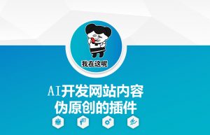 AI开发网站内容伪原创的插件,从零开始手把手教学-精品虚拟资源库
