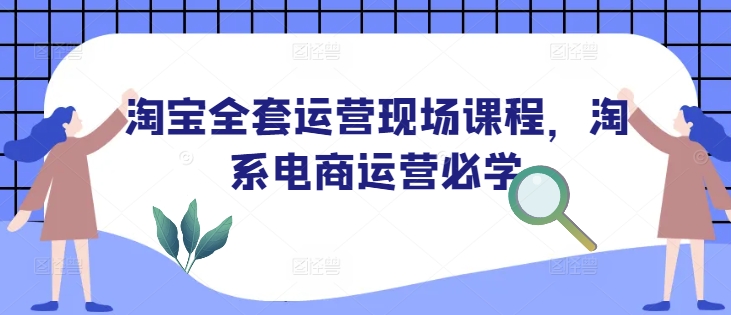 淘宝全套运营现场课程，淘系电商运营必学-精品虚拟资源库
