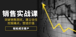 销售实战课，突破销售困扰，建立信任，挖掘痛点，塑造价值，轻松成交客户-精品虚拟资源库