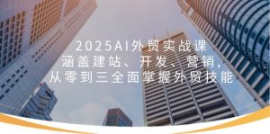 2025AI外贸实战课：涵盖建站、开发、营销, 从零到三全面掌握外贸技能-精品虚拟资源库