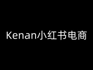 Kenan小红书电商-kenan小红书教程-精品虚拟资源库