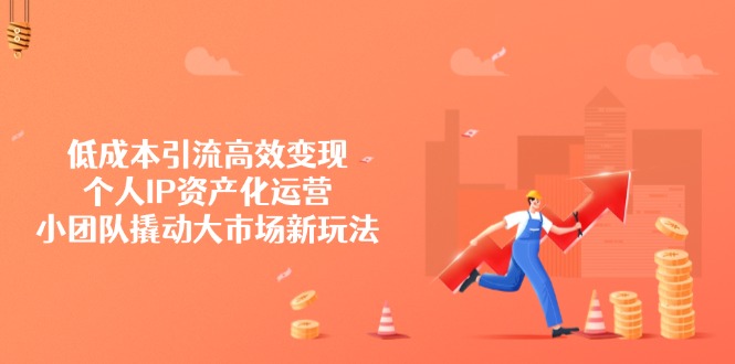 低成本引流高效变现，个人IP资产化运营，小团队撬动大市场新玩法-精品虚拟资源库