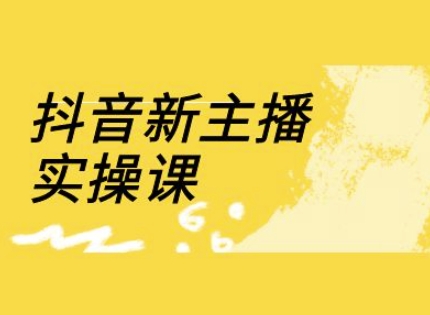 抖音新主播实操课，直播间流量运营线上实操课(18节)-精品虚拟资源库