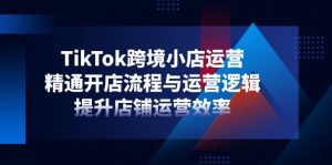 TikTok跨境小店运营，精通开店流程与运营逻辑，提升店铺运营效率-精品虚拟资源库