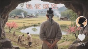 把课本里的古文做成爆火AI视频！流量猛的不行，7个作品涨粉23万＋-精品虚拟资源库