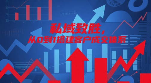 私域致胜，从0到1搭建客户成交体系-精品虚拟资源库