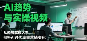 AI趋势与实操视频，从趋势解读入手，剖析AI时代流量营销变化-精品虚拟资源库