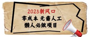 2025新风口，懒人必做项目，浏览器全自动掘金【揭秘】-精品虚拟资源库