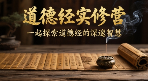 道德经实修营，一起探索道德经的深邃智慧-精品虚拟资源库
