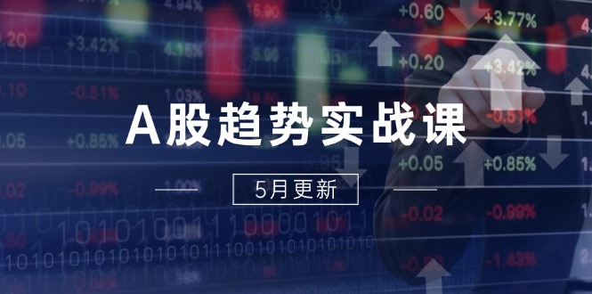 A股趋势实战课：主力动向+政策红利，2025全年策略5月更新-精品虚拟资源库