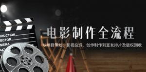 电影制作全流程，从项目策划、影视投资、创作制作到宣发排片及版权回收-精品虚拟资源库