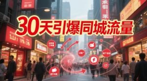 30天引爆同城流量：团购篇 认知篇 流量篇 来客篇 达人篇 老板人设IP篇 投流篇-精品虚拟资源库