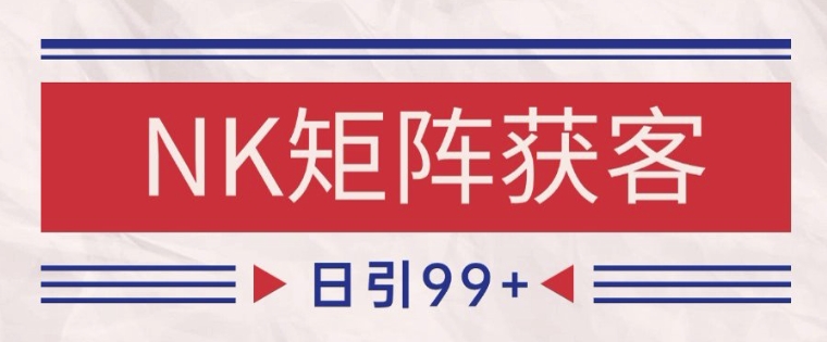 小红书某音NK赛道引流获客 自热矩阵日引200+【揭秘】-精品虚拟资源库