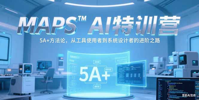 MAPSAI特训营，掌握 5A+方法论，从工具使用者到系统设计者的进阶之路-精品虚拟资源库