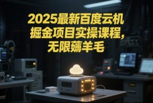 2025最新百度云机掘金项目实操课程单窗口保底5-10元月收益单窗口150+【揭秘】-精品虚拟资源库