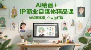 Ai绘画+IP商业自媒体精品课,Ai绘画实操,个人ip打造-精品虚拟资源库