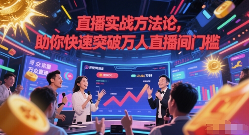 直播实战方法论，助你快速突破万人直播间门槛-精品虚拟资源库