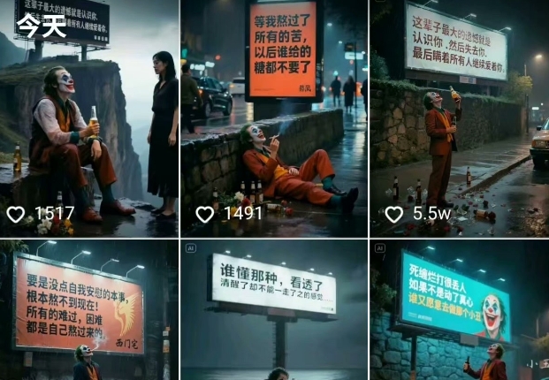 一条视频竟然15W赞！用AI制作小丑自嘲扎心文案视频，当下非常火爆的短视频流量神器-精品虚拟资源库