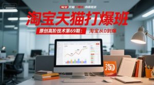 淘宝天猫打爆班原创高阶技术第69期:淘宝从0到爆-精品虚拟资源库