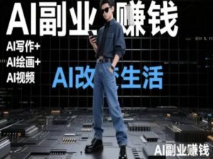 AI改变生活(Ai写作+AI绘画+Ai视频)，AI副业挣钱-精品虚拟资源库
