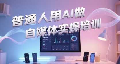 普通一个人用AI做自媒体，助你轻松开启AI自媒体创作之路-精品虚拟资源库