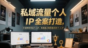私域流量个人IP全案打造,打造特色专业个人IP,未来最值钱的是你的个人IP-精品虚拟资源库