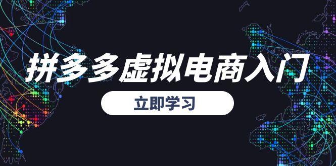拼多多虚拟电商入门，精准选品方法论，无货源模式起盘技巧-精品虚拟资源库