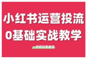 小红书运营投流，小红书广告投放从0到1的实战课，学完即可开始投放(更新)-精品虚拟资源库