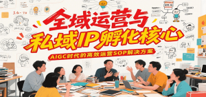 全域运营与私域IP孵化核心，AIGC时代的高效运营SOP解决方案-精品虚拟资源库