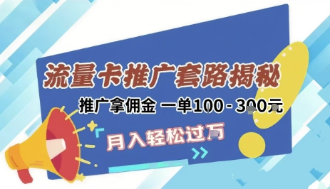 2025年外面卖1500的流量卡项目最新玩法，绿色无门槛对新手非常友好，日入3张+-精品虚拟资源库