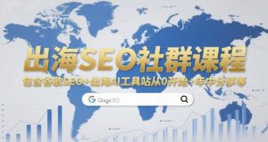 出海SEO社群课程，包含谷歌SEO+出海AI工具站从0开始+年中分享等-精品虚拟资源库