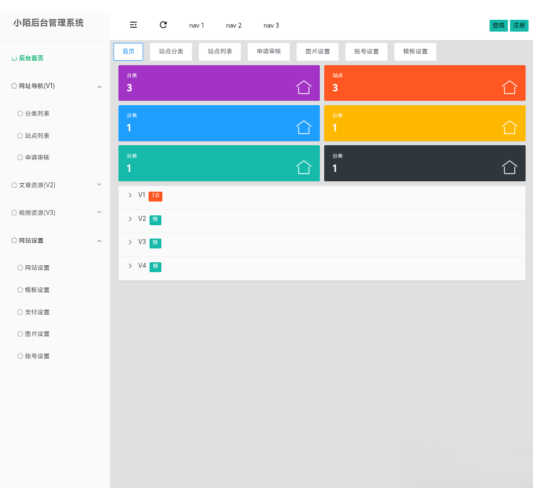 PHP网址导航源码-精品虚拟资源库