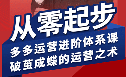 海神·拼多多运营进阶系统课(更新8月)-精品虚拟资源库