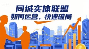 同城实体联盟如何运营,快速破局-精品虚拟资源库