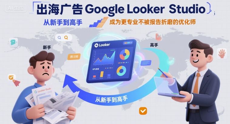 出海广告Google Looker Studio从新手到高手，成为更专业不被报告折磨的优化师-精品虚拟资源库