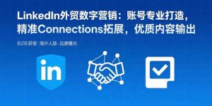 LinkedIn外贸数字营销：账号专业打造，精准Connections拓展，优质内容输出-精品虚拟资源库