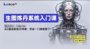 LibLibAI哩布哩布生图炼丹系统入门课，从生图到炼丹，只学这一门就够了-精品虚拟资源库