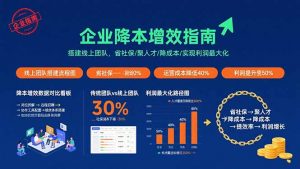 企业降本增效指南：搭建线上团队，省社保/聚人才/降成本/实现利润最大化-精品虚拟资源库