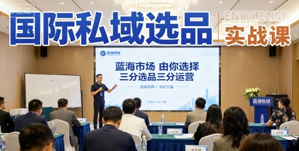 国际私域选品实战课，蓝海市场由你选择，七分选品三分运营-精品虚拟资源库