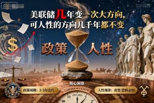 付费文章：美联储几年变一次大方向，可人性的方向几千年都不变-精品虚拟资源库