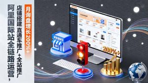 阿里国际站全链路运营，店铺搭建+直通车推广+全站推广，月询盘增长200%+-精品虚拟资源库