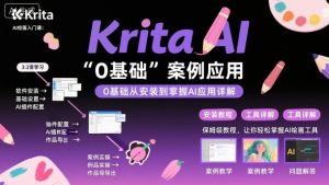 Krita AI绘画入门课，0基础从安装到案例应用krita AI使用详解-精品虚拟资源库