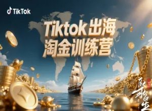 Tiktok出海淘金训练营，跨境电商TK实战变现-精品虚拟资源库