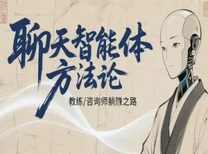 聊天智能体方法论-咨询师教师个人IP教程，咨询师教练躺賺之路-精品虚拟资源库